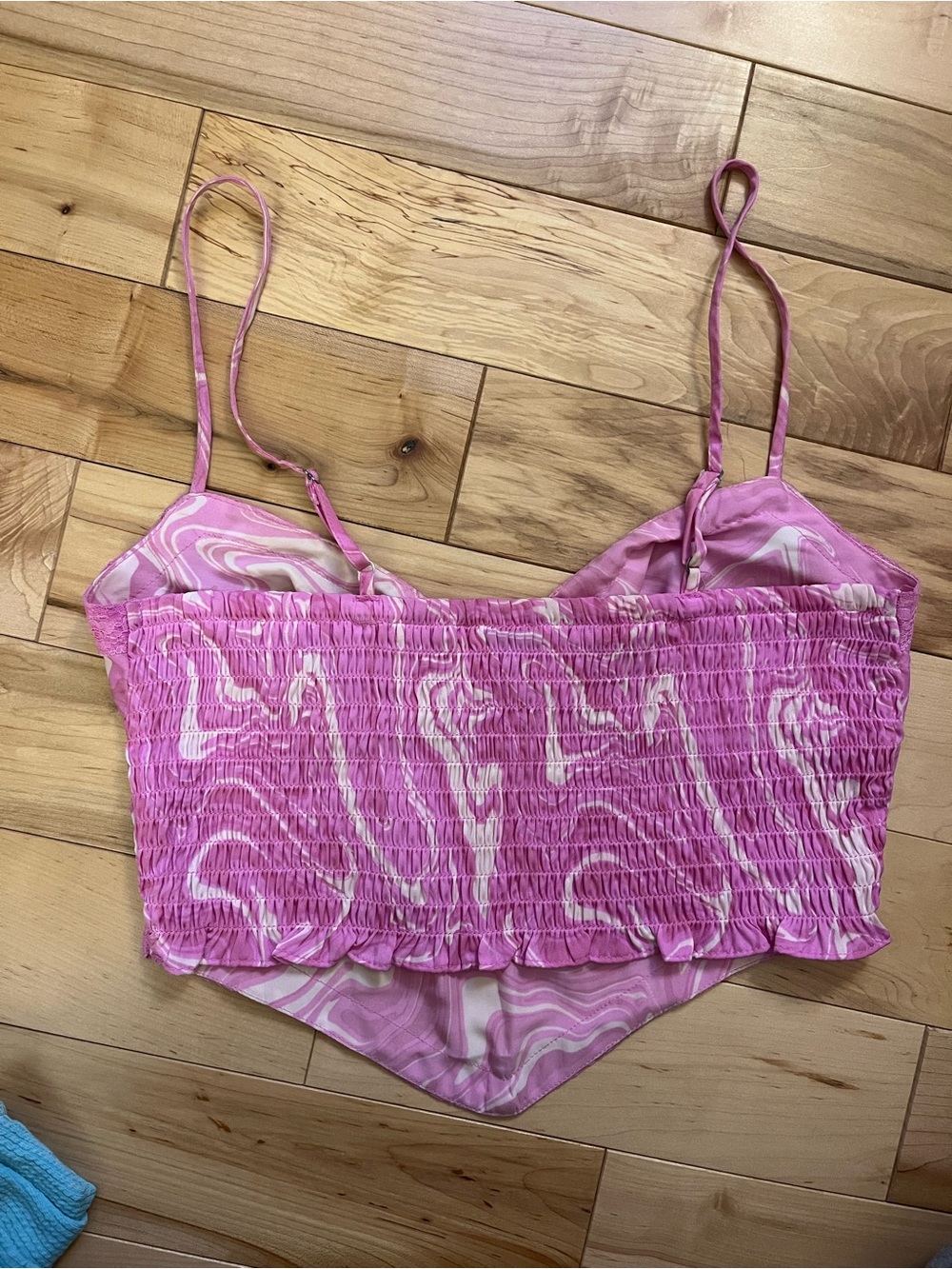 Target Pink Marble Lace-Trim Cami - Picture 2 of 2